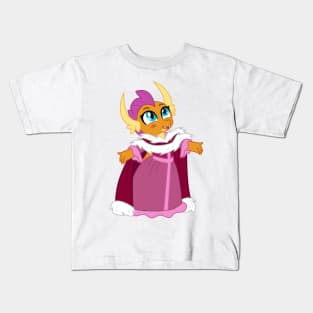 Pink Princess Smolder with cape Kids T-Shirt